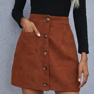 Corduroy Skirt